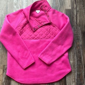 J. Crew pink pullover sweatshirt size small